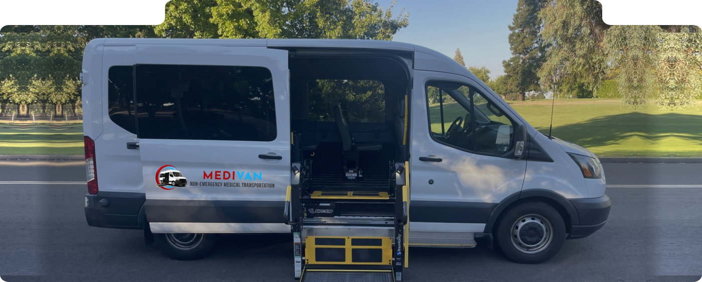 white van with visible interior