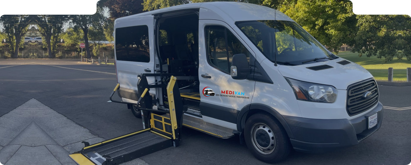 white van with visible interior