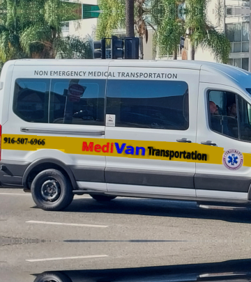 white vans lining up